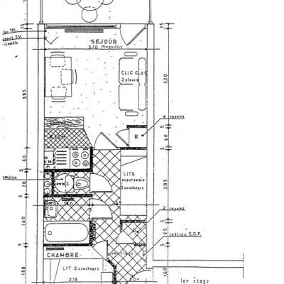 plan de l'appartement